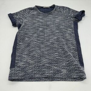 Marine Layer Women’s Sz XS Short Sleeve Shirt Top Blue & White